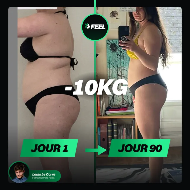 Lucile E., avant et après FEEL
